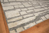 Exquisite Rugs Aldridge 4483 Silver/Gray Area Rug Corner Image