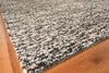 Exquisite Rugs Tocayo 4572 Black Area Rug Corner Image