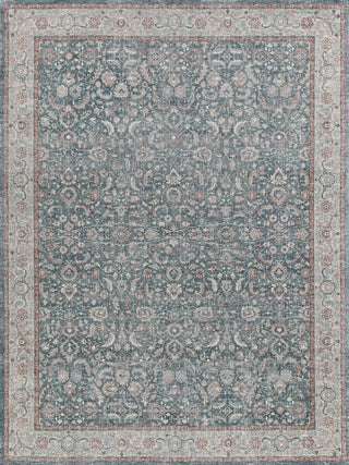 Exquisite Rugs Heritage 4604 Blue/Rust Area Rug by The Met main image
