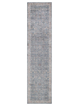 Exquisite Rugs Heritage 4604 Blue/Rust Area Rug by The Met Corner Image