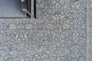 Exquisite Rugs Heritage 4604 Blue/Rust Area Rug by The Met Lifestyle Image Feature