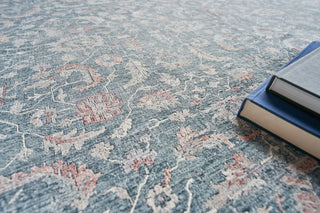 Exquisite Rugs Heritage 4604 Blue/Rust Area Rug by The Met 