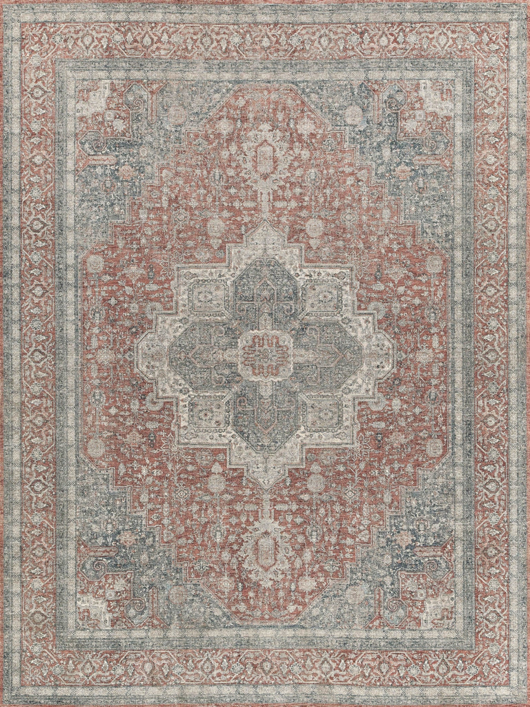 Exquisite Rugs Heritage 4605 Rust/Beige Area Rug by The Met main image
