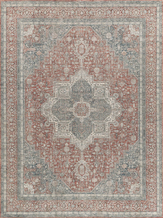 Exquisite Rugs Heritage 4605 Rust/Beige Area Rug by The Met main image