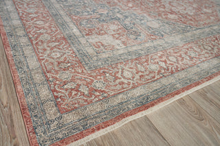 Exquisite Rugs Heritage 4605 Rust/Beige Area Rug by The Met Closeup Image