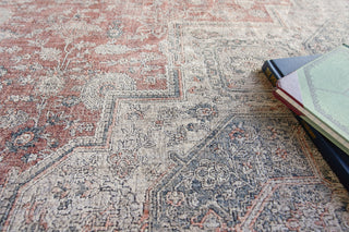 Exquisite Rugs Heritage 4605 Rust/Beige Area Rug by The Met 