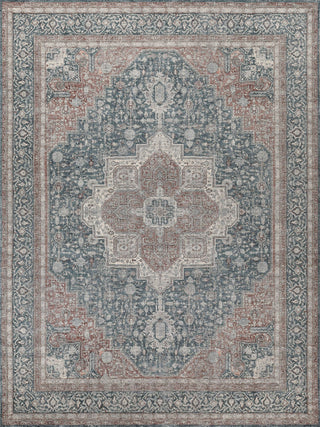 Exquisite Rugs Heritage 4608 Blue/Gray Area Rug by The Met main image