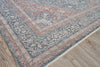 Exquisite Rugs Heritage 4608 Blue/Gray Area Rug by The Met Closeup Image
