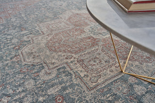 Exquisite Rugs Heritage 4608 Blue/Gray Area Rug by The Met 