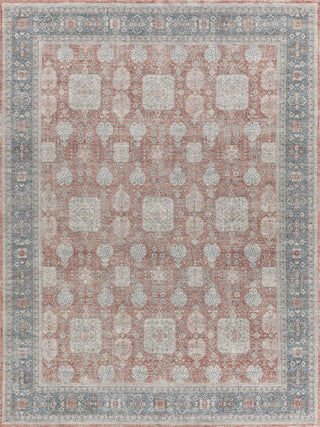 Exquisite Rugs Heritage 4613 Red/Navy Area Rug by The Met main image