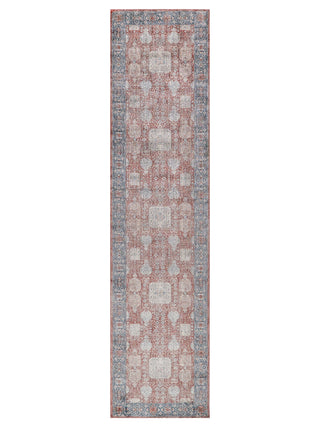 Exquisite Rugs Heritage 4613 Red/Navy Area Rug by The Met Corner Image