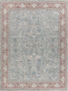 Exquisite Rugs Heritage 4620 Navy/Red Area Rug by The Met main image
