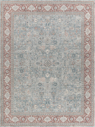 Exquisite Rugs Heritage 4620 Navy/Red Area Rug by The Met main image
