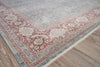 Exquisite Rugs Heritage 4620 Navy/Red Area Rug by The Met Closeup Image