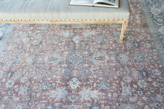 Exquisite Rugs Heritage 4622 Red/Navy Area Rug by The Met Lifestyle Image Feature