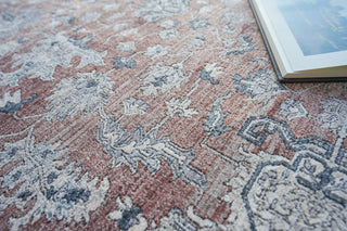 Exquisite Rugs Heritage 4622 Red/Navy Area Rug by The Met Lifestyle Image Feature