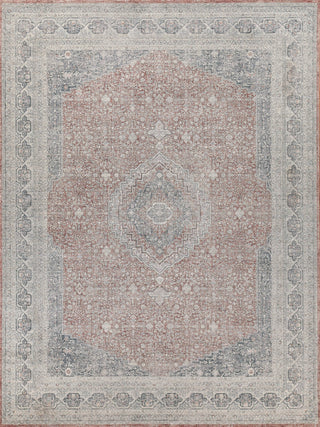 Exquisite Rugs Heritage 4625 Red/Navy Area Rug by The Met main image