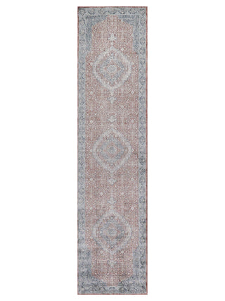Exquisite Rugs Heritage 4625 Red/Navy Area Rug by The Met Corner Image