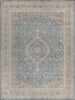 Exquisite Rugs Heritage 4627 Light Blue/Navy Area Rug by The Met main image
