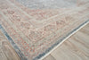 Exquisite Rugs Heritage 4627 Light Blue/Navy Area Rug by The Met Corner Image