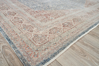 Exquisite Rugs Heritage 4627 Light Blue/Navy Area Rug by The Met Corner Image