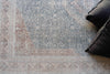 Exquisite Rugs Heritage 4627 Light Blue/Navy Area Rug by The Met Detail Image