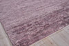 Exquisite Rugs Plush 4634 Deep Mauve Area Rug Corner Image