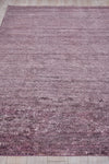 Exquisite Rugs Plush 4634 Deep Mauve Area Rug Closeup Image