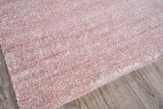 Exquisite Rugs Plush 4641 Pink Area Rug Corner Image