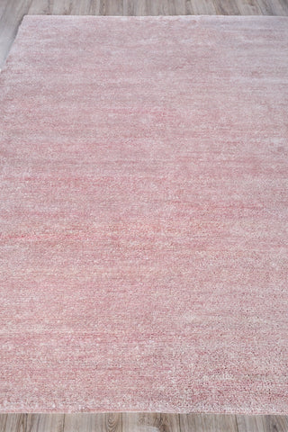 Exquisite Rugs Plush 4641 Pink Area Rug Closeup Image