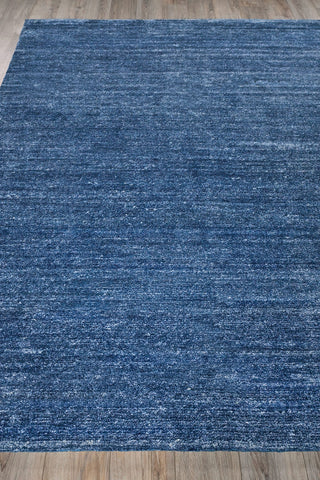 Exquisite Rugs Plush 4660 Dark Blue Area Rug Closeup Image