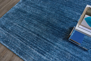 Exquisite Rugs Plush 4660 Dark Blue Area Rug Detail Image