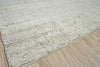 Exquisite Rugs Montero 4691 Silver/Gray Area Rug by The Met Corner Image