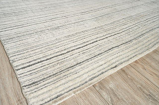 Exquisite Rugs Rossini 4695 Ivory/Gray Area Rug Corner Image