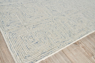 Exquisite Rugs Caprice 4771 Light Blue/Ivory Area Rug Corner Image