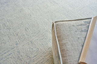 Exquisite Rugs Caprice 4771 Light Blue/Ivory Area Rug Lifestyle Image Feature