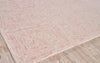 Exquisite Rugs Caprice 4772 Pink/Ivory Area Rug Corner Image