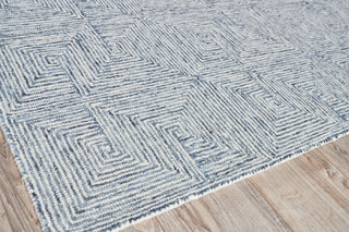 Exquisite Rugs Caprice 4774 Blue/Ivory Area Rug Corner Image