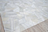 Exquisite Rugs Natural Hide 4781 Ivory Area Rug Corner Image