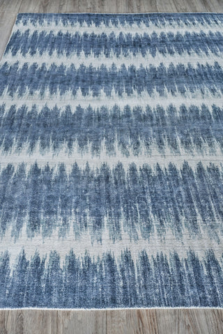 Exquisite Rugs Chroma 4808 Navy Area Rug Closeup Image