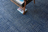 Exquisite Rugs Aldridge 4826 Blue/Ivory Area Rug by The Met Detail Image