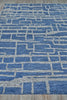 Exquisite Rugs Aldridge 4827 Blue/Gray Area Rug Closeup Image