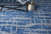 Exquisite Rugs Aldridge 4827 Blue/Gray Area Rug Detail Image