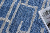 Exquisite Rugs Aldridge 4827 Blue/Gray Area Rug Lifestyle Image Feature