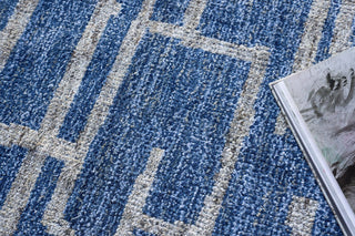 Exquisite Rugs Aldridge 4827 Blue/Gray Area Rug Lifestyle Image Feature
