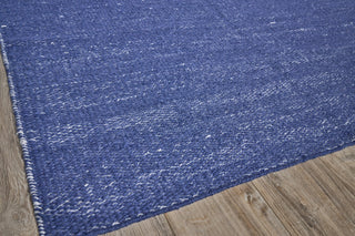 Exquisite Rugs Loro 4859 Navy Area Rug Corner Image