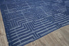 Exquisite Rugs Manzoni 4875 Navy Area Rug Corner Image