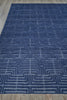 Exquisite Rugs Manzoni 4875 Navy Area Rug Closeup Image