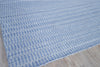 Exquisite Rugs Florence 4879 Light Blue Area Rug Corner Image