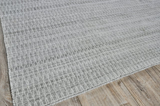 Exquisite Rugs Florence 4880 Silver/Gray Area Rug Corner Image